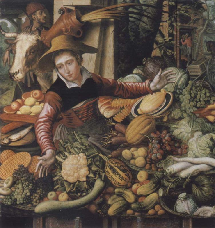 Pieter Aertsen Museums national market woman at the Gemusestand